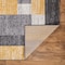 World Rug Gallery Modern Geometric Boxes Yellow/Gray/Ivory Runner Rug 2'x7' 2072YELLOW2X7 - alternate 5